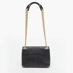 Pre Owned Louis Vuitton Black Monogram Empreinte Leather Vavin BB Bag
