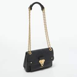 Pre Owned Louis Vuitton Black Monogram Empreinte Leather Vavin BB Bag
