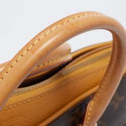Pre Owned Louis Vuitton Saffran Monogram Canvas Pallas MM Bag