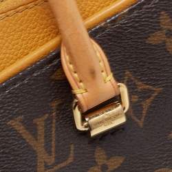 Pre Owned Louis Vuitton Saffran Monogram Canvas Pallas MM Bag