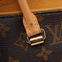 Pre Owned Louis Vuitton Saffran Monogram Canvas Pallas MM Bag