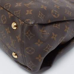 Pre Owned Louis Vuitton Saffran Monogram Canvas Pallas MM Bag