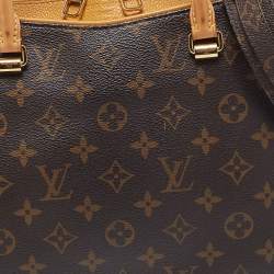 Pre Owned Louis Vuitton Saffran Monogram Canvas Pallas MM Bag