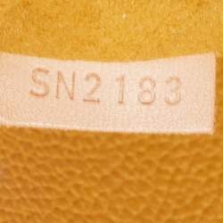 Pre Owned Louis Vuitton Saffran Monogram Canvas Pallas MM Bag