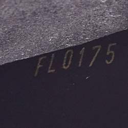 Pre Owned Louis Vuitton Black Leather Louise Chain Clutch