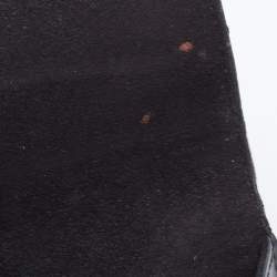 Pre Owned Louis Vuitton Black Leather Louise Chain Clutch