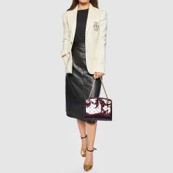 Pre Owned Louis Vuitton Amarante Monogram Vernis Virginia MM Bag              