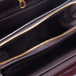 Pre Owned Louis Vuitton Amarante Monogram Vernis Virginia MM Bag              