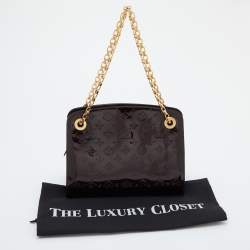 Pre Owned Louis Vuitton Amarante Monogram Vernis Virginia MM Bag              