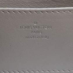 Pre Owned Louis Vuitton Silver Quilted Lambskin Leather GO-14 Malletage PM Bag