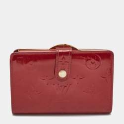 Louis Vuitton Louis Vuitton Red Epi Leather Portefeuille Joey Wallet