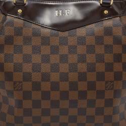 Pre Owned Louis Vuitton Damier Ebene Canvas and Leather Westminister GM Bag