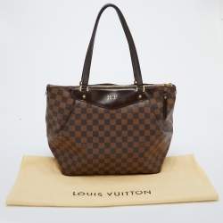 Pre Owned Louis Vuitton Damier Ebene Canvas and Leather Westminister GM Bag