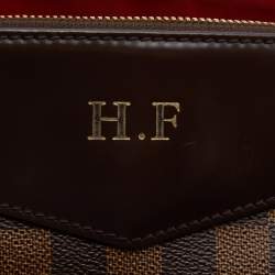 Pre Owned Louis Vuitton Damier Ebene Canvas and Leather Westminister GM Bag