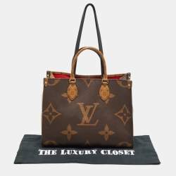 Pre Owned Louis Vuitton Reverse Monogram Canvas Giant Onthego MM Bag