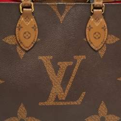 Pre Owned Louis Vuitton Reverse Monogram Canvas Giant Onthego MM Bag