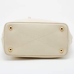 Pre Owned Louis Vuitton Neige Monogram Empreinte Leather Citadine PM Bag