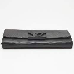 Louis Vuitton Black Epi Leather Louise Wallet