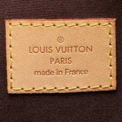 Pre Owned Louis Vuitton Amarante Monogram Vernis Alma GM Bag