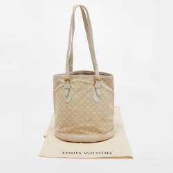 مملوكة مسبقًا Louis Vuitton Dune Monogram Mini Lin Canvas Bucket PM Bag