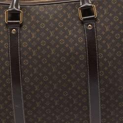 Pre Owned Louis Vuitton Fusain Monogram Idylle Fabric Epopee Rolling Luggage