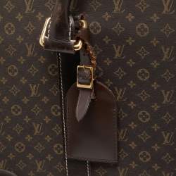 Pre Owned Louis Vuitton Fusain Monogram Idylle Fabric Epopee Rolling Luggage