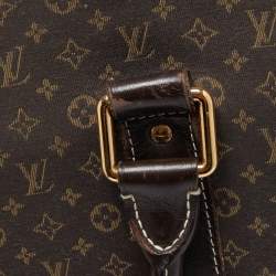 Pre Owned Louis Vuitton Fusain Monogram Idylle Fabric Epopee Rolling Luggage