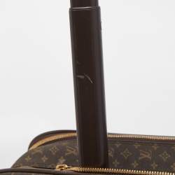 Pre Owned Louis Vuitton Fusain Monogram Idylle Fabric Epopee Rolling Luggage