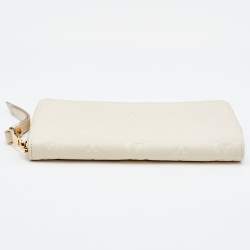 Louis Vuitton Neige Monogram Empreinte Leather Secret Long Wallet