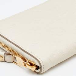 Louis Vuitton Neige Monogram Empreinte Leather Secret Long Wallet