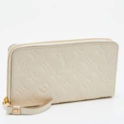 Louis Vuitton Neige Monogram Empreinte Leather Secret Long Wallet