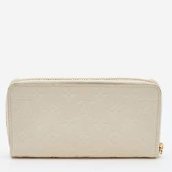 Louis Vuitton Neige Monogram Empreinte Leather Secret Long Wallet