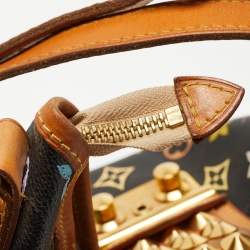 Pre Owned Louis Vuitton Black Multicolor Monogram Canvas Chrissie MM Bag
