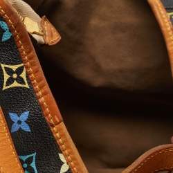 Pre Owned Louis Vuitton Black Multicolor Monogram Canvas Chrissie MM Bag