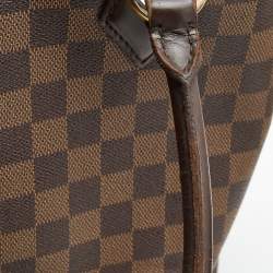 Pre Owned Louis Vuitton Damier Ebene Canvas Saleya MM Bag