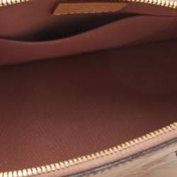 Pre Owned Louis Vuitton Beige Poudre Monogram Vernis Alma BB Bag