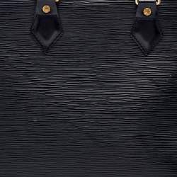 Pre Owned Louis Vuitton Black Epi Leather Alma PM Bag