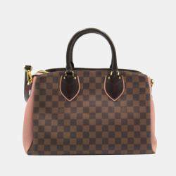 Pre Owned Louis Vuitton Brown Canvas Damier Ebene Normandy