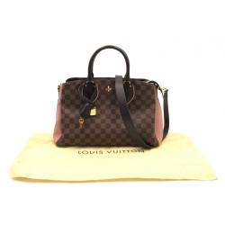 Pre Owned Louis Vuitton Brown Canvas Damier Ebene Normandy