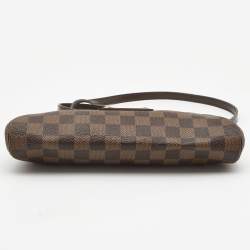 Pre Owned Louis Vuitton Damier Ebene Canvas Eva Pochette