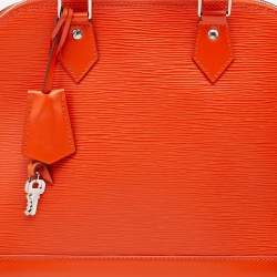 Pre Owned Louis Vuitton Piment Epi Leather Alma PM Bag