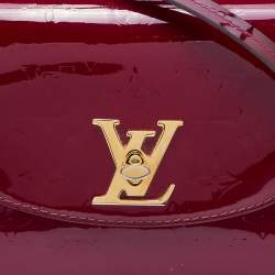 Pre Owned Louis Vuitton Amethyste Monogram Vernis Pasadena Bag