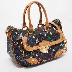 Pre Owned Louis Vuitton Black Multicolor Monogram Canvas Rita Bag