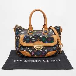 Pre Owned Louis Vuitton Black Multicolor Monogram Canvas Rita Bag