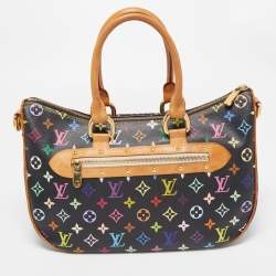 Pre Owned Louis Vuitton Black Multicolor Monogram Canvas Rita Bag
