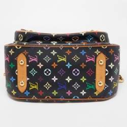 Pre Owned Louis Vuitton Black Multicolor Monogram Canvas Rita Bag