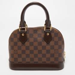 Pre Owned Louis Vuitton Damier Ebene Canvas Alma BB Bag