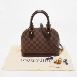 Pre Owned Louis Vuitton Damier Ebene Canvas Alma BB Bag