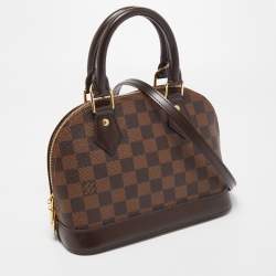 Pre Owned Louis Vuitton Damier Ebene Canvas Alma BB Bag