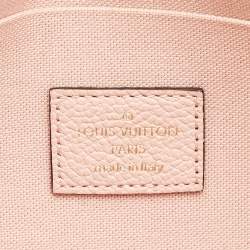 Louis Vuitton Rose Poudre Monogram Empreinte Leather Pochette Felicie Bag